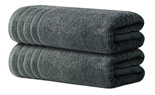 "Bigger & Better: 2-Pack of Extra Large Super Bath Sheet Towels 100 X 200cm Towelsworld